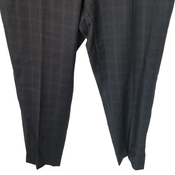 Peter Millar Mens 40S Gray Plaid Long Sleeves Wool 2-Piece Blazer Suit Set - Picture 11 of 14